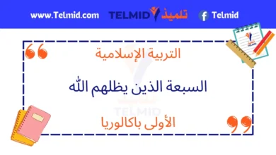 السبعة الذين يظلهم الله