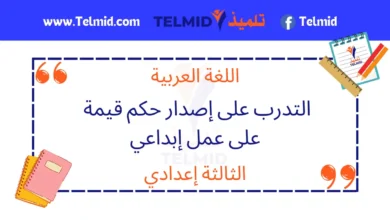 التدرب على إصدار حكم قيمة على عمل إبداعي